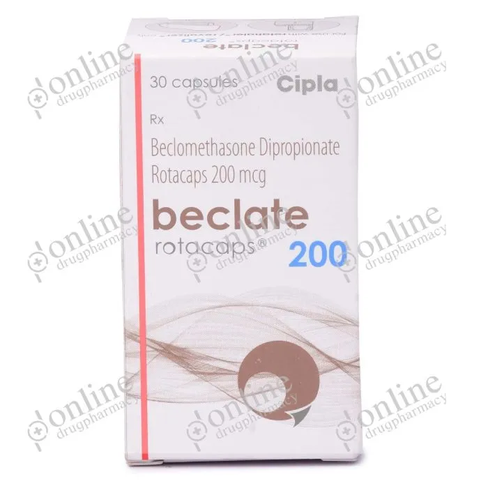 Beclate Rotacaps 200 mcg-Front-view
