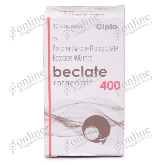 Beclate Rotacaps 400 mcg-Front-view