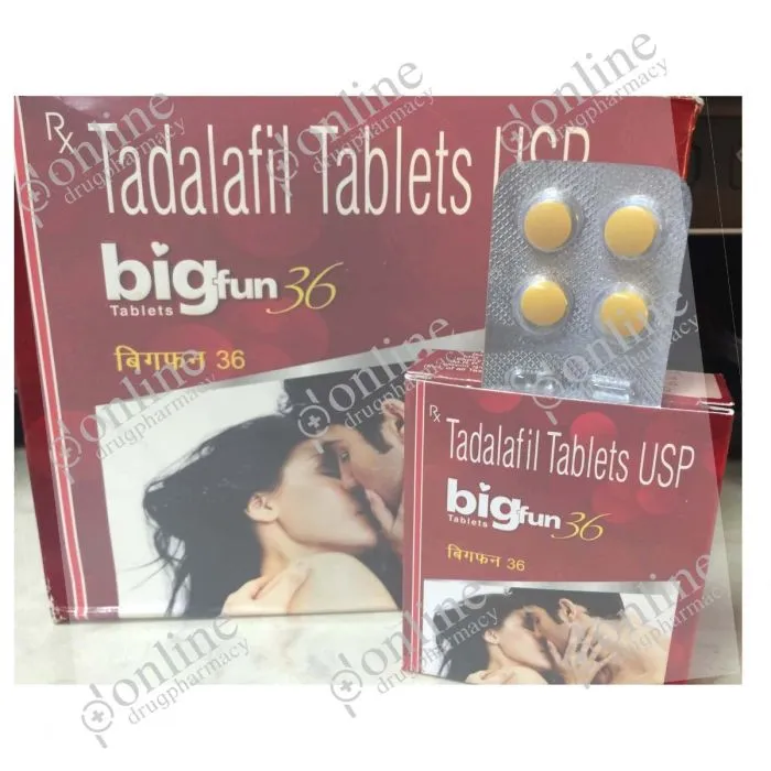Bigfun 36 Tablet 20 Mg (Tadalafil, cialis)