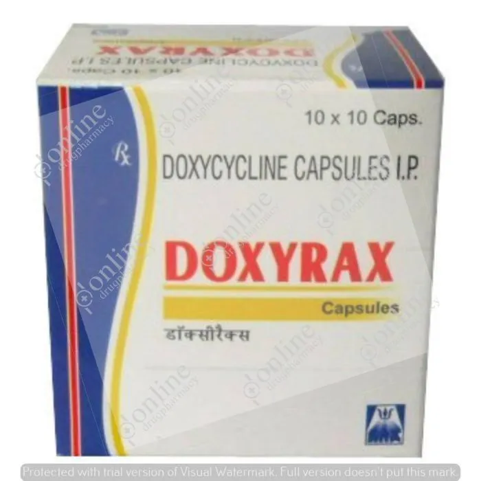 Doxyrax 100 mg Capsule