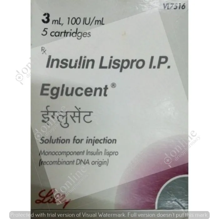 Eglucent Rapid 100 IU Solution for Injection
