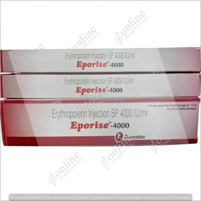 Eporise 4000 Injection 1 ml  prefilled syringe