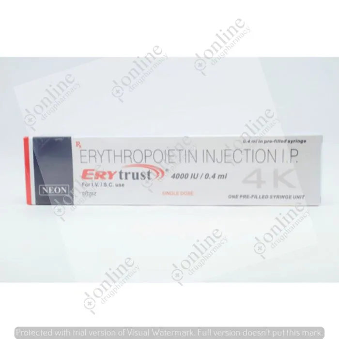 Erytrust 4000 IU Injection