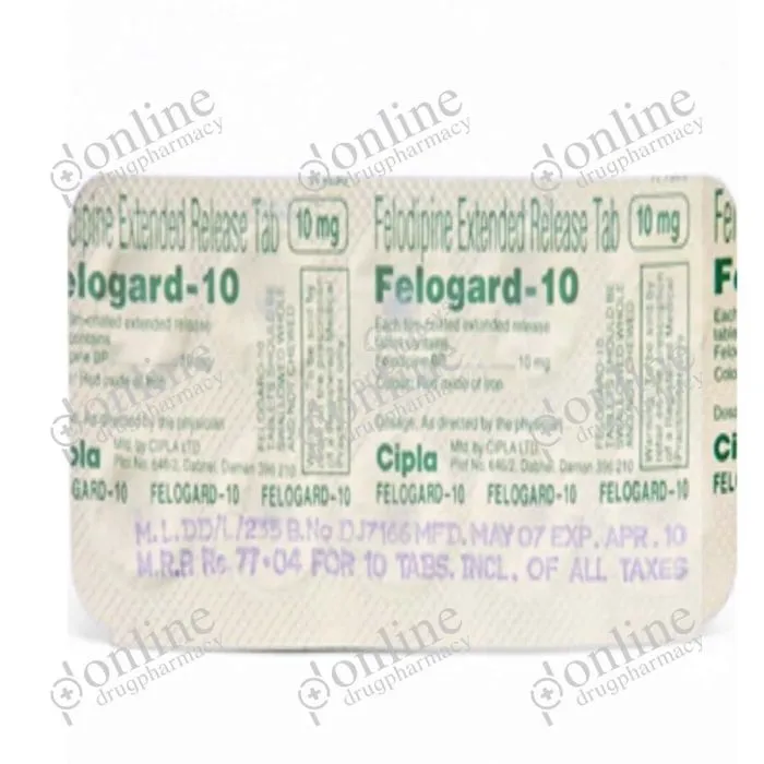 Felogard 10 mg Tablet ER (Plendil)