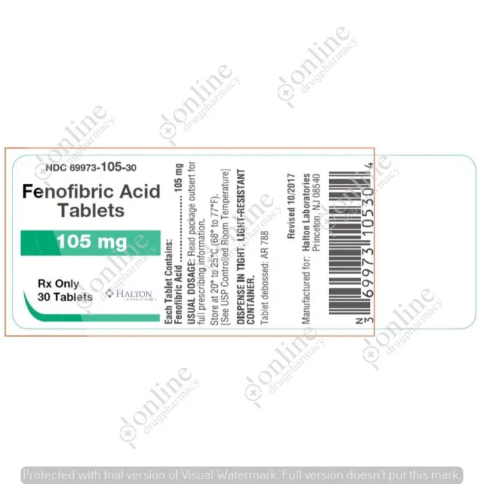 Fenofibric 105 mg Tablet