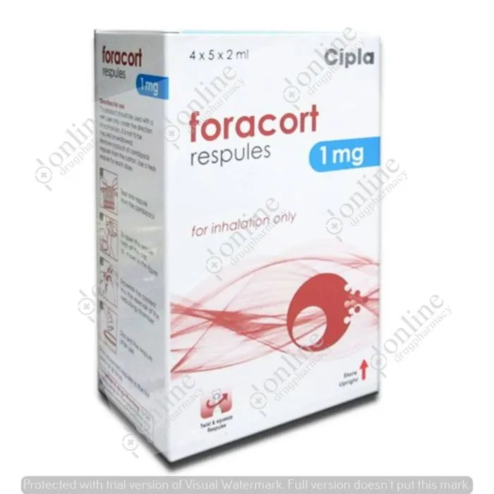 Foracort Respules 1 mg + 20 mcg
