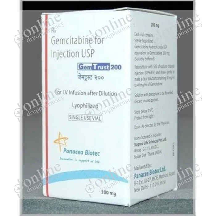 Gemtrust (Gemcitabine) 200 mg Injection