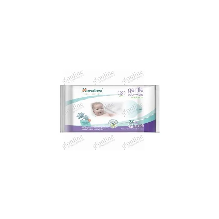 Gentle Baby Wipes 72 pcs. Pack-front-view