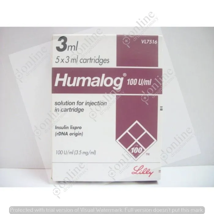 Humalog 100 IU/ml Cartridge
