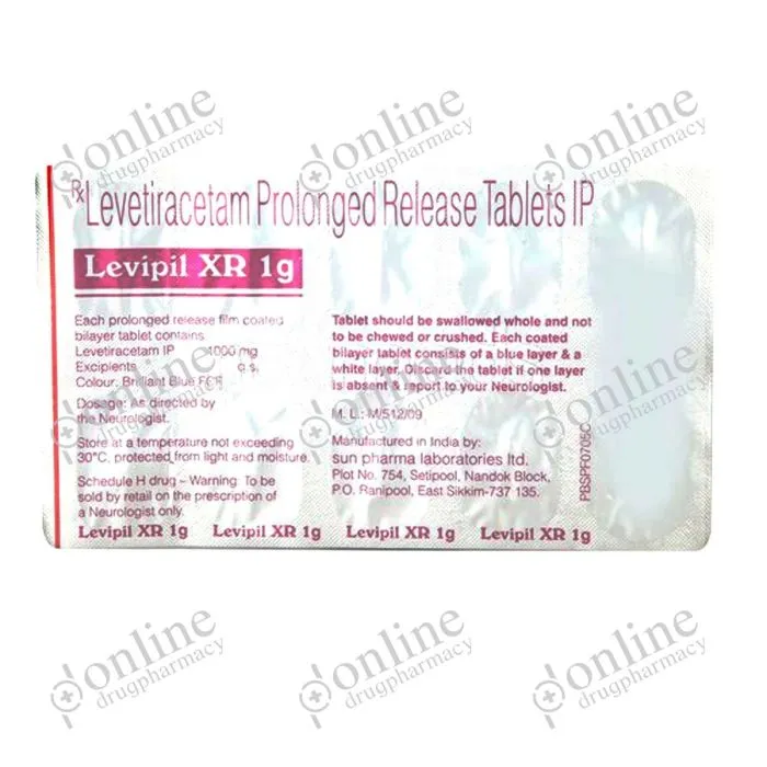 Levipil XR 1000 mg Tablet (Keppra)