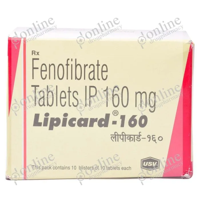 Lipicard 160 mg-Front-view