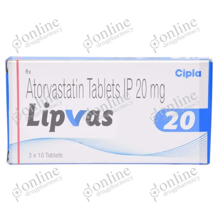 Lipvas 20 mg-Front-view