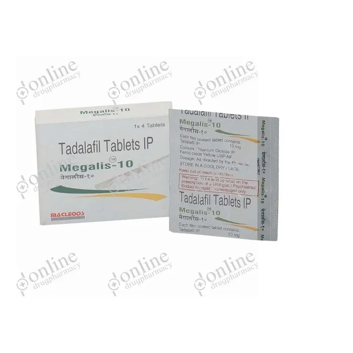 Megalis 10 mg-Front-view