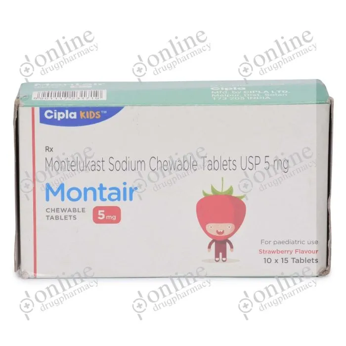 Montair Chewable Tablet 5 mg-Front-view