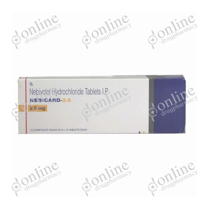 Nebicard - 2.5mg-Front-view