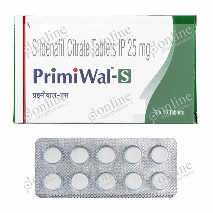 Primiwal S 25 Mg Tablet (Sildenafil)