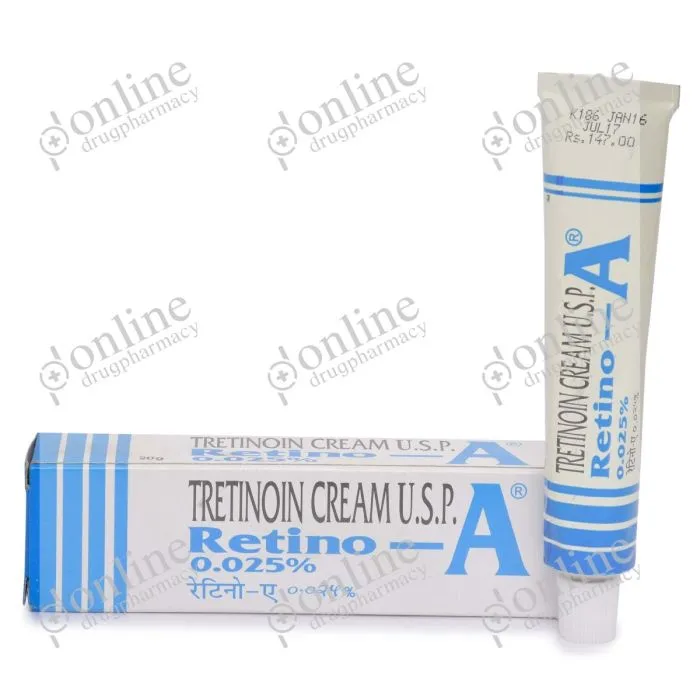 Retino A Cream 0.025% (20 gm)-Front-view