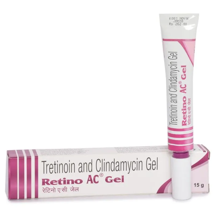 Retino AC Gel 15 gm tube with Clindamycin & Tretinoin                            