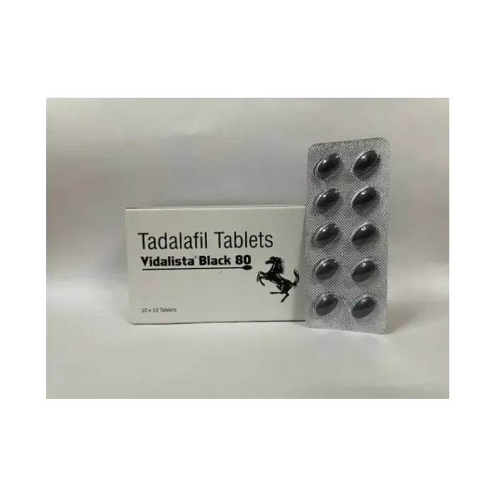 Vidalista Black 80 Mg Tablet With Tadalafil