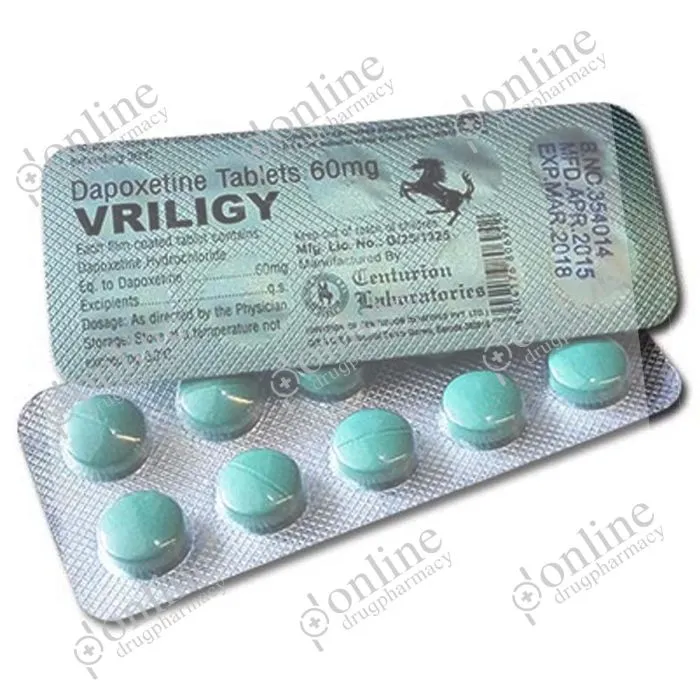 Buy Vriligy 60 mg (Dapoxetine)