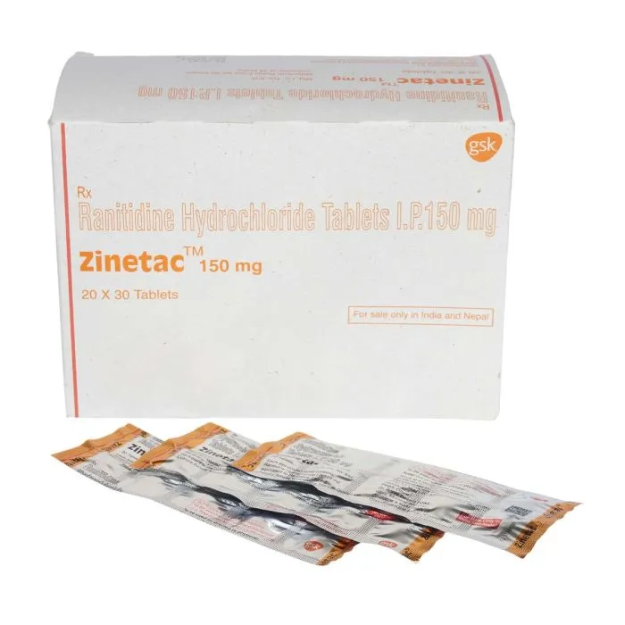 Zinetac 150mg with Ranitidine